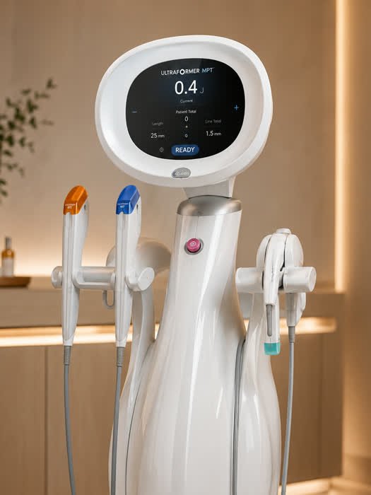 Equipamento Ultraformer MPT de ultrassom microfocado